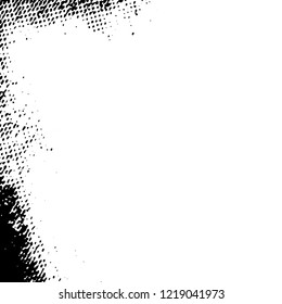 Light Distressed Background. Ink Print Distress Background. Grunge Texture. Vector.