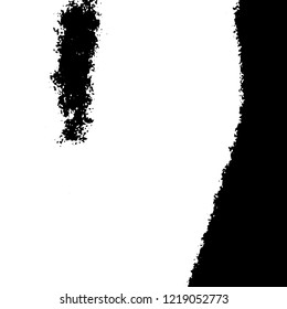 Light Distressed Background. Ink Print Distress Background. Grunge Texture. Vector.
