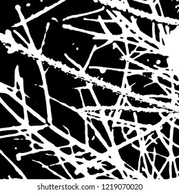 Light Distressed Background. Ink Print Distress Background. Grunge Texture. Vector.