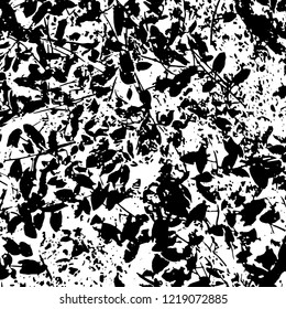 Light Distressed Background. Ink Print Distress Background. Grunge Texture. Vector.