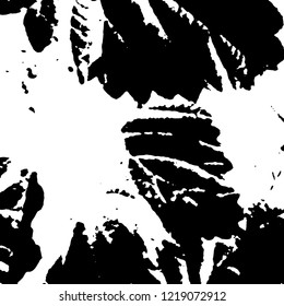 Light Distressed Background. Ink Print Distress Background. Grunge Texture. Vector.