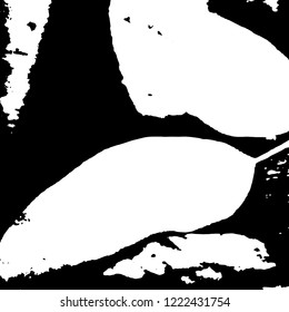 Light Distressed Background. Ink Print Distress Background. Grunge Texture. Vector.