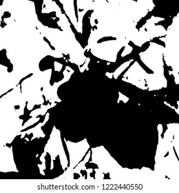 Light Distressed Background. Ink Print Distress Background. Grunge Texture. Vector.