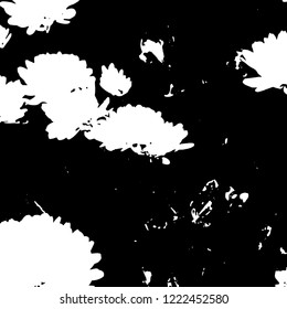 Light Distressed Background. Ink Print Distress Background. Grunge Texture. Vector.