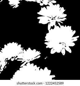 Light Distressed Background. Ink Print Distress Background. Grunge Texture. Vector.