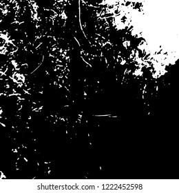 Light Distressed Background. Ink Print Distress Background. Grunge Texture. Vector.