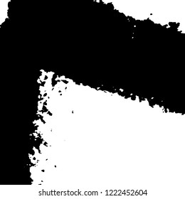 Light Distressed Background. Ink Print Distress Background. Grunge Texture. Vector.