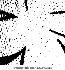 Light Distressed Background. Ink Print Distress Background. Grunge Texture. Vector.