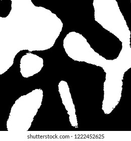 Light Distressed Background. Ink Print Distress Background. Grunge Texture. Vector.