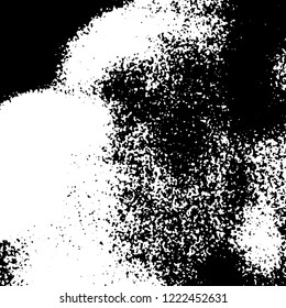 Light Distressed Background. Ink Print Distress Background. Grunge Texture. Vector.