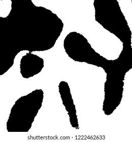 Light Distressed Background. Ink Print Distress Background. Grunge Texture. Vector.