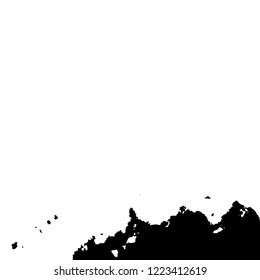 Light Distressed Background. Ink Print Distress Background. Grunge Texture. Vector.