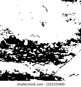 Light Distressed Background. Ink Print Distress Background. Grunge Texture. Vector.
