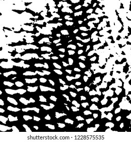 Light Distressed Background. Ink Print Distress Background. Grunge Texture. Vector.