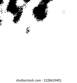 Light Distressed Background. Ink Print Distress Background. Grunge Texture. Vector.
