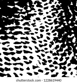 Light Distressed Background. Ink Print Distress Background. Grunge Texture. Vector.