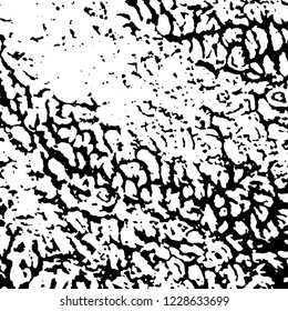 Light Distressed Background. Ink Print Distress Background. Grunge Texture. Vector.