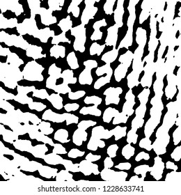 Light Distressed Background. Ink Print Distress Background. Grunge Texture. Vector.