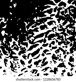 Light Distressed Background. Ink Print Distress Background. Grunge Texture. Vector.