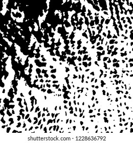 Light Distressed Background. Ink Print Distress Background. Grunge Texture. Vector.