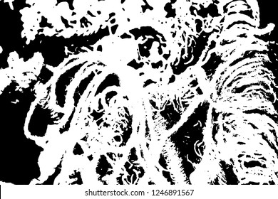 Light Distressed Background. Ink Print Distress Background. Grunge Texture. Vector.
