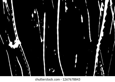 Light Distressed Background. Ink Print Distress Background. Grunge Texture. Simple abstract black and white drawing. Expressive drawing. Abstract Overlay Texture. 