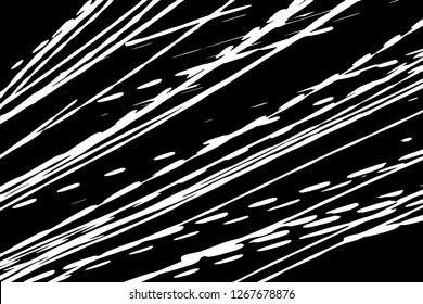 Light Distressed Background. Ink Print Distress Background. Grunge Texture. Simple abstract black and white drawing. Expressive drawing. Abstract Overlay Texture. 
