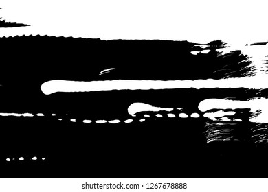 Light Distressed Background. Ink Print Distress Background. Grunge Texture. Simple abstract black and white drawing. Expressive drawing. Abstract Overlay Texture. 