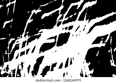 Light Distressed Background. Ink Print Distress Background. Grunge Texture. Simple abstract black and white drawing. Expressive drawing. Abstract Overlay Texture. 
