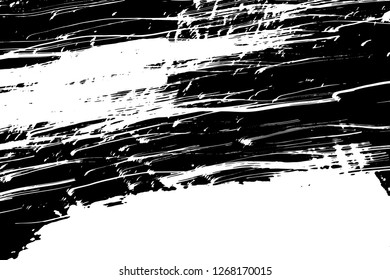 Light Distressed Background. Ink Print Distress Background. Grunge Texture. Simple abstract black and white drawing. Expressive drawing. Abstract Overlay Texture. 