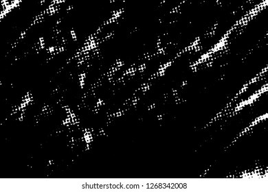 Light Distressed Background. Ink Print Distress Background. Grunge Texture. Simple abstract black and white drawing. Expressive drawing. Abstract Overlay Texture. 