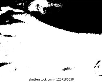 Light Distressed Background. Ink Print Distress Background. Grunge Texture. Vector.