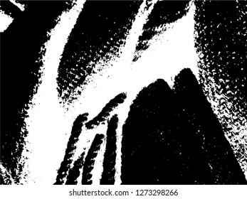 Light Distressed Background. Ink Print Distress Background. Grunge Texture. Vector.