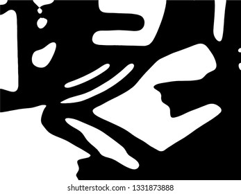 Light Distressed Background. Ink Print Distress Background. Grunge Texture. Vector. Vector abstract black and white silhouette.