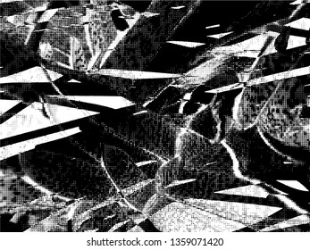 Light Distressed Background. Ink Print Distress Background. Grunge Texture. Vector. Simple abstract black and white drawing. Expressive drawing. Abstract Overlay Texture.