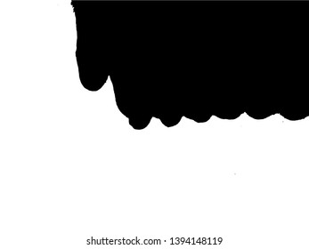 Light Distressed Background. Ink Print Distress Background. Grunge Texture. Vector.