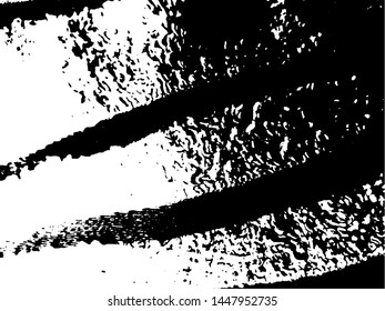 Light Distressed Background. Ink Print Distress Background. Stripped Mash Grunge Texture. Vector.