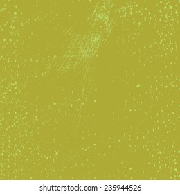 Light Distressed Green Background. EPS10 vector texture.