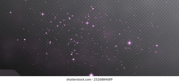 The light of  dust. A stunning bokeh light effect background png. A gorgeous Christmas glowing dust background. A beautiful yellow flickering glow with confetti bokeh light and particle motion.