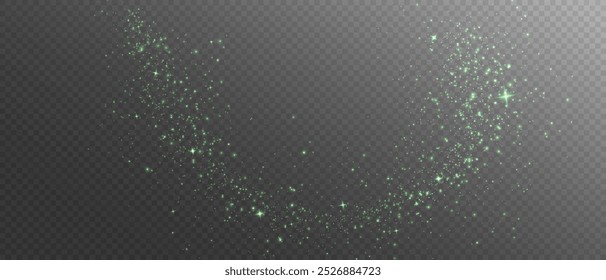 The light of  dust. A stunning bokeh light effect background png. A gorgeous Christmas glowing dust background. A beautiful yellow flickering glow with confetti bokeh light and particle motion.