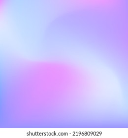 Leichtdynamisches Fluid Pastellrosa unscharfe Textur. Blurred Sky Color Curve Calm Swirl Gradient Mesh. Lavendel Violet Liquid Sunrise Tapete. Blaues, gewelltes Wasser, Farbverlauf-Hintergrund.