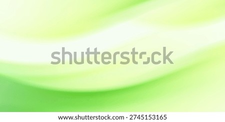 Light Eco Green Abstract Wave Background with Fresh Gradient Flow