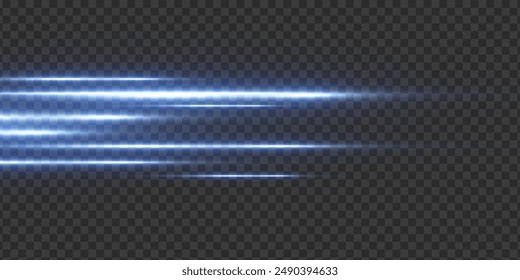 Light effect. Abstract laser beams of light. Chaotic neon rays of light.