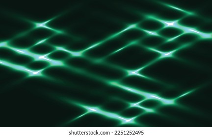 Light effect Background creative of futuristic geometric perspective design. Abstract futuristic and tech background, Abstract art wallpaper. Vector illustration.