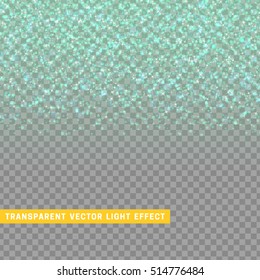 light effect blue texture glowing rain of confetti. Glitter particles shining stars. Christmas background Bright design element. Xmas decoration luxury greeting card