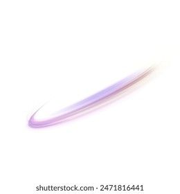 Light effect of blue-violet lines in the shape of a semicircle. An elegant solution for design and vector illustrations.	
	
