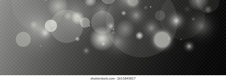 Light effect bokeh of sparkles of light.