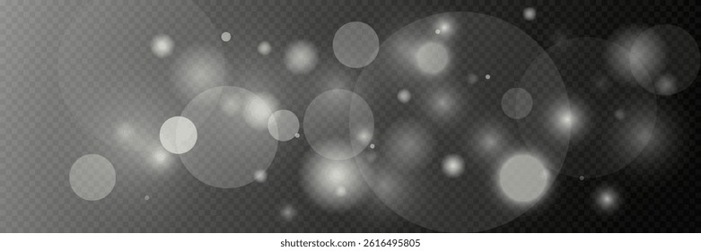Light effect bokeh of sparkles of light.
