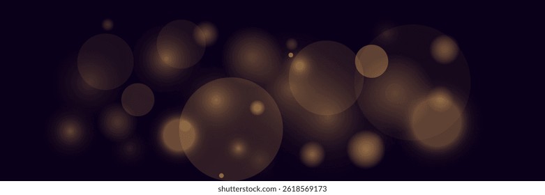 Light effect bokeh of sparkles of light.