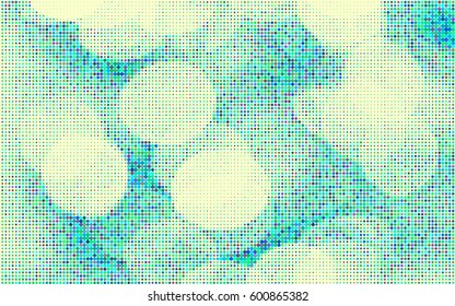 Light effect. Colorful background with dots. 